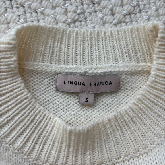 Lingua Franca whoopsie daisy pullover s